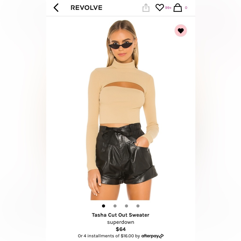 Superdown cutout top